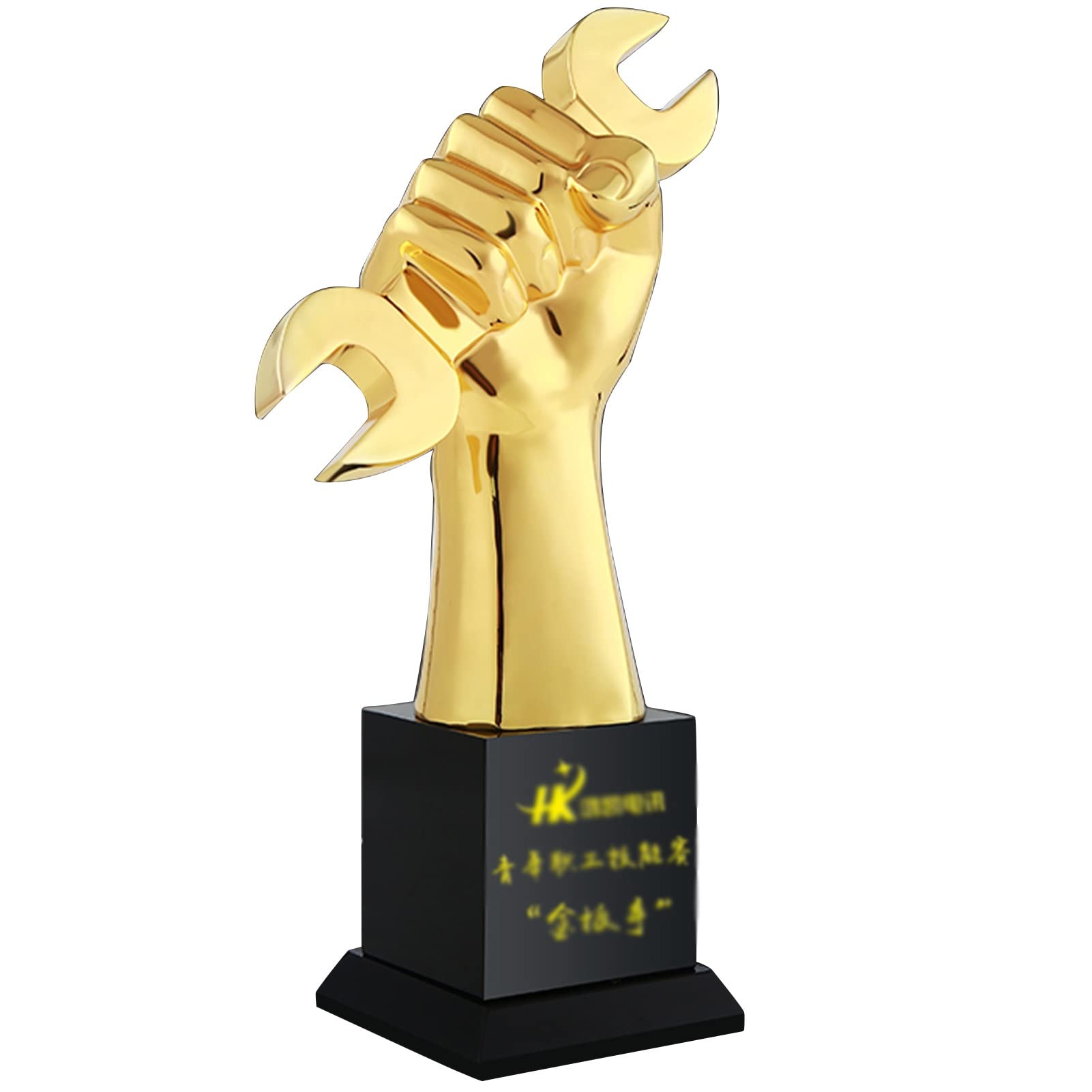 Victory Gesture Trophy Gold Trophies Trophy Golden Champion Trophy
